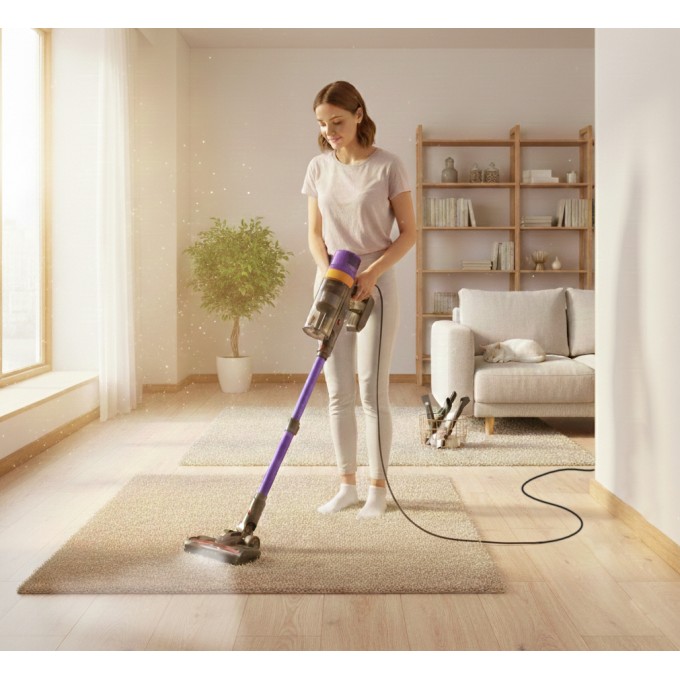 Bezsáčkový drátový tyčový vysavač AERIUM TurboClean AC500 Bezsáčkový drátový tyčový vysavač AERIUM TurboClean AC500